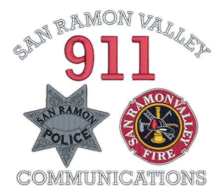 SRV911 Logo with SRVFPD and San Ramon PD Logos