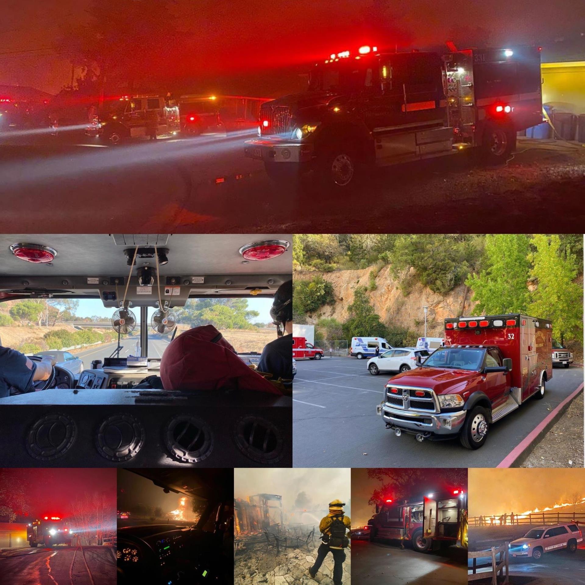 Mutual Aid to Glass Fire Collage