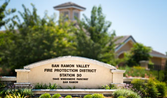 Fire station 30 sign