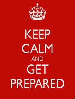 keep calm get prepared